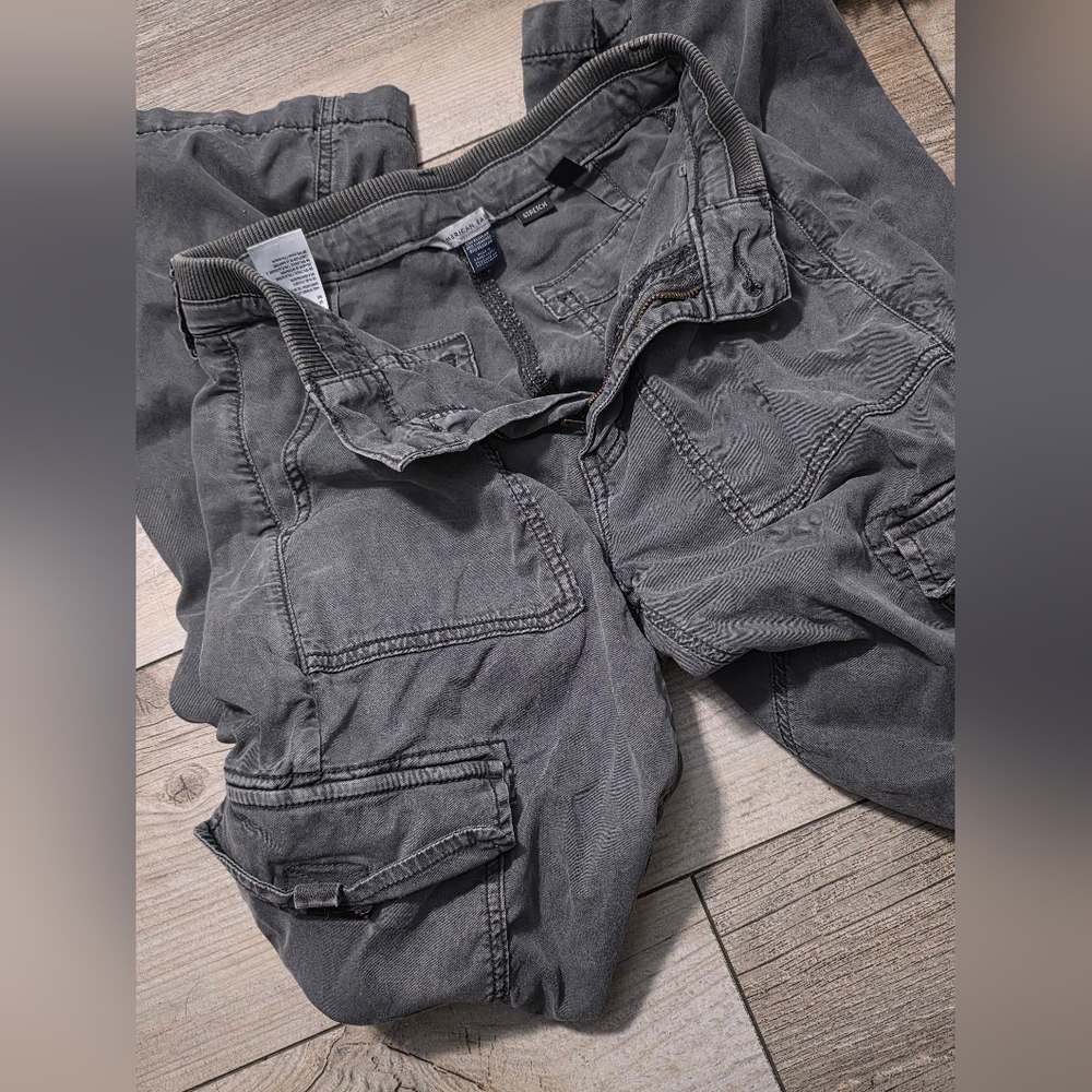 Gray Cargo Pants